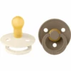 BIBS® Schnuller Colour Dark Oak & Ivory 0-6 Monate, 2 Stk.