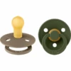 BIBS® Schnuller Colour Hunter Green & Dark Oak 0-6 Monate, 2 Stk.
