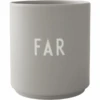 Design Letters Porzellanbecher Favourite Cups Mit Lasergravur Cool Gray
