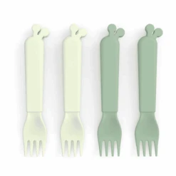 Done By Deer™ Kiddish Gabel 4-er Pack Raffi Grün