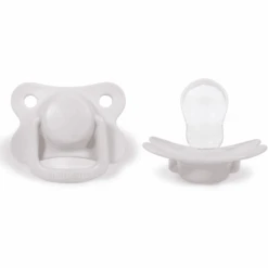 Filibabba Schnuller +6 Monate Weiß, 2 Stück