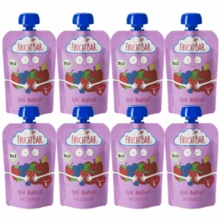 FRUCHTBAR® Bio-Püree Apfel-Waldfrucht Ab Dem 6.Monat 8 X 100g