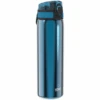 Ion8 Trinkflasche Auslaufsicher, Edelstahl, Blau, 600 Ml