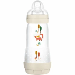 MAM Babyflasche Easy Start Anti-Colic, 320 Ml Ab 4+ Monate, Fuchs