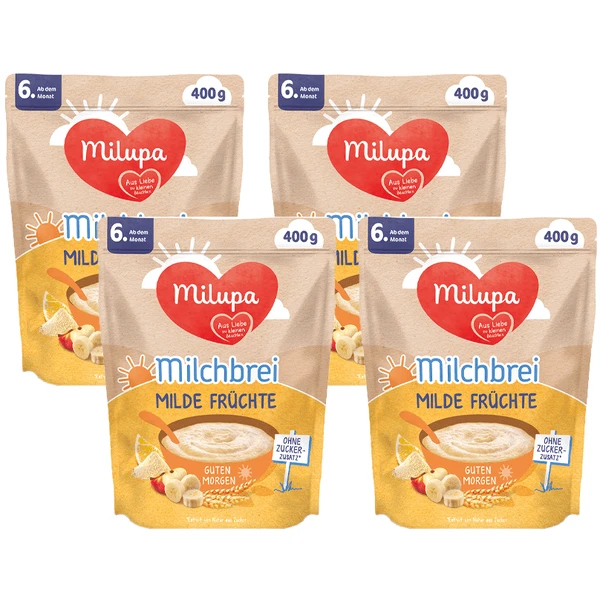 Milupa Milchbrei Milde Früchte Guten Morgen 4 X 400 G Ab Dem 6. Monat 1 Milupa Milchbrei Milde Früchte Guten Morgen 4 X 400 G Ab Dem 6. Monat