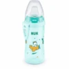 NUK Babyflasche Active Cup, Blau, Motiv Bär/Flugzeug 300ml