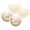 NUK Schnuller For Nature Silikon 0 Bis 6 Monate, Beige Im 4er-Set