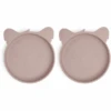 Nuuroo Silikonteller Akila Koala 2 Stück, Woodrose