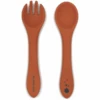 The Cotton Cloud Kinderbesteckset Aus Silikon Caramel