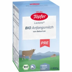Töpfer Bio Anfangsmilch Pre Lactana 600 G Ab Der Geburt