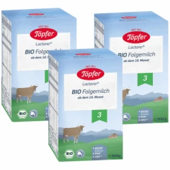Töpfer Bio Folgemilch 3 Lactana 3x 600 G Ab Dem 10. Monat