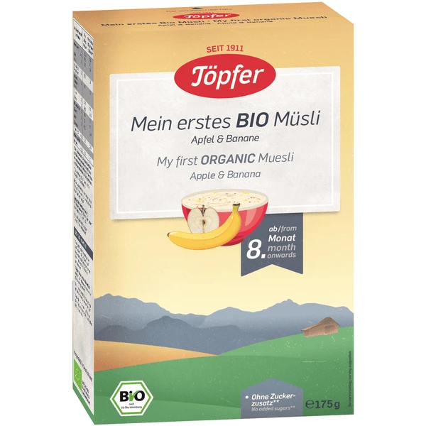 Töpfer Bio Mein Erstes Müsli 175 G Ab Dem 8. Monat 1 Töpfer Bio Mein Erstes Müsli 175 G Ab Dem 8. Monat
