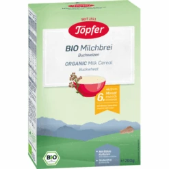 Töpfer Bio Milchbrei Buchweizen 200 G Nach Dem 6. Monat